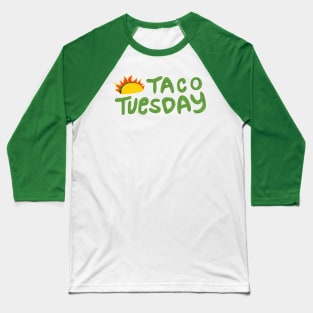 Spicy Taco Tuesday Baseball T-Shirt